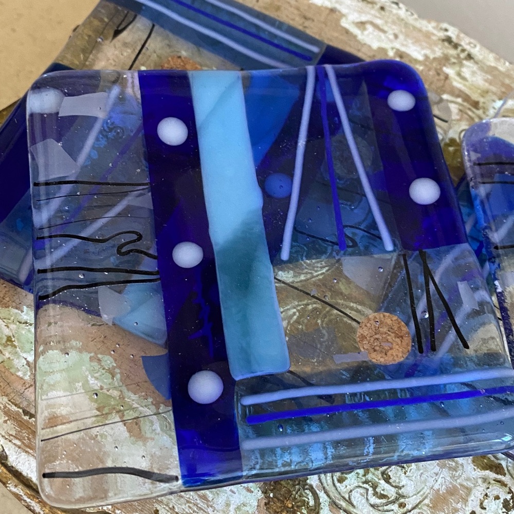ART GLASS Coasters - Picture 3 of 6